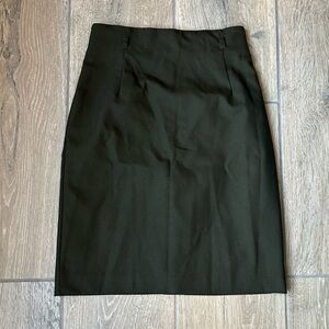 H&M Dark Green Pencil Skirt NOWT
